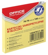 Samolepiaca podložka 76x76 100 listov žltá podložka