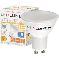 GU10 PAR16 LED žiarovka 8W=60W SMD 806lm 120° Úspora energie bez blikania