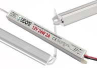 12V 24W 2A ultra tenký napájací zdroj pre tenké LED pásy