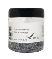 KOVOVÁ SVORKA TROJUHOLNÍKOVÁ 22MM 500 KS VEĽKÁ KANCELÁRSKA SVORKA