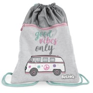 PREMIUM BEUNIQ BUS HIPPIE ŠKOLSKÁ TAŠKA NA TOPÁNKY PRE DIEVČATÁ
