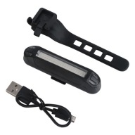 LED zadné vodeodolné USB cyklo svetlo - VÝKONNÉ