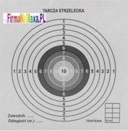 Strelecké terče NaMaxa 140x140mm 100 ks