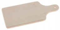 Tradičná drevená KRAJNÁ doska s rúčkou 28cmx12cm KUCHYŇSKÁ buk