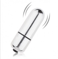 MALÝ KOMPAKTNÝ PRÍRUČNÝ VIBRATOR, STRIEBORNÁ FARBA