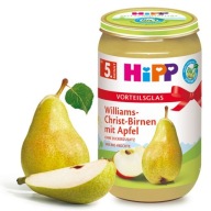 HIPP BIO DEZERT JEMNÁ HRUŠKA S JABLKOM 250g 5