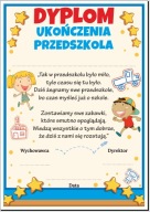 Diplom o ukončení materskej školy - koniec roka