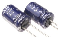 Elektrolytický kondenzátor 2,2uF/400V 105'C SamYoung NBC (2 ks) /4729-2