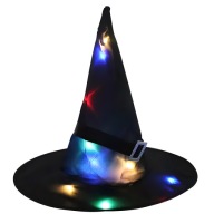 ČARODENNÍK ČIAPOK KARNEVAL ČIERNY