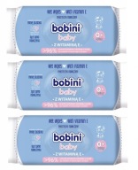 Bobini vlhčené obrúsky pre deti 3x 60 ks