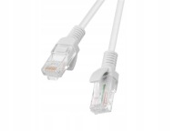 Patchcord kábel Lanberg UTP kat.6 0,25 m sivý