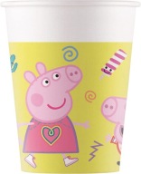 Peppa Pig Party papierové poháre 200ml 8 ks.