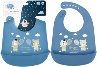 Canpol silikónový BIB s BONJOUR POCKET 4m+
