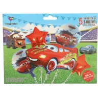 SET AUTÍČK ZIGZAK MCQUEEN BALÓN 5 KS
