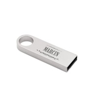 Mini CLASSIC kovový prívesok 2 GB USB 2.0 + gravírovanie S MENOM ZA DARČEK