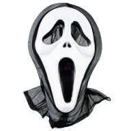 MASKA S KAPITOU kričí Scream HORROR KARNEVALOVÝ PLES