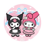 Špendlík Sanrio Kuromi My Melody Kawaii 58mm