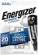 2x Batéria Energizer Ultimate Lithium AAA R3 L92
