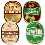 10X SAMOLEPIACIE ETIKETY NA DOMÁCE PIVO