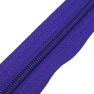 Zipsová páska, zips chrpa modrý, farba 865, 1 METER