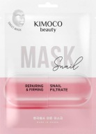Kimoco Beauty Regeneračná a spevňujúca pleťová maska ​​v pláte s hlienom
