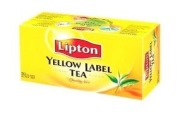LIPTON Yellow Label čaj 50 vrecúšok s vešiakom