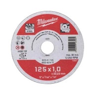 SÉRIA DODÁVATEĽA KOVOVÝCH REZNÝCH KOTÚČOV Milwaukee 125 mm x1 - 1 ks