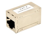 ADAPTÉROVÝ KONEKTOR PRE RJ-45 LAN CAT KÁBLE, CAT 6, obrazovka
