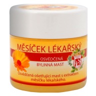 Nechtíková masť na hojenie rán jazvy ekzém 150 ml