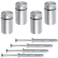 4x MONTÁŽNE PODLOŽKY 12x25 mm VZDIALENOSŤ INOX - VRÁTANE KOLÍKOV a SKRUTKOV