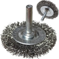 Okrúhla kefa s vlnitým drôtom 100x6 mm na okná