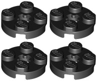 LEGO Okrúhly tanier 2x2 čierny 403226 4032 - 4 kusy