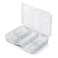 TRANSPARENTNÝ ORGANIZÁTOR NÁRADIA S PREDÍČKAMI SQR BOX 20 LOW BOX