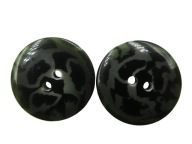 23mm Gombíky Ozdobný gombík 1 kus farby OLIVOVÝ ŠEDÝ PANTHER K552A 15044