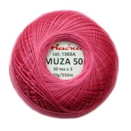 Cordonka MUZA 50 Ariadna 1569A ružová 50g 550m