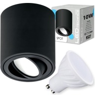 BODOVÉ STROPNÉ HALOGÉNOVÉ SVETLO, pohyblivá trubica, GU10, 10W LED žiarovka