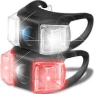 BIKE SVETLÁ LED CYKLISTICKÁ LAMPA PREDNÁ ZADNÁ 2KS