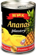 ANANAS MK plátky v prémiovej plechovke SIRUP 565 g