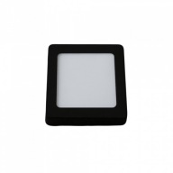 POVRCHOVÁ DOSKA LED 110x110 Štvorcová ČIERNA 6W 4000K 360lm ECO LIGHT