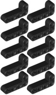 LEGO Technic Black Beam 'L' 2x4 (32140/6271825) x10