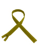 Zips, SAMOSTATNÁ PAPUČKA, KRYTÁ ČIPKA, 50cm, OLIVOVÁ