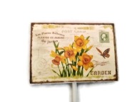 TANIER dekoratívna etiketa na kvety Narcis 28 cm