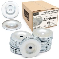 Pozinkované podložky z tesárskej plsti 4x28mm 0,5kg *