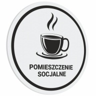 Spoločenská miestnosť - nálepka 15x15