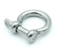 OMEGA SHAKEL, NEREZ, NEREZ, KYSELINOM ODOLNÝ, 4MM A4 INOX