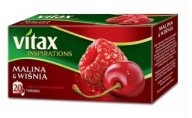 Čaj VITAX MALINA A VIŠŇA 20 vrecúšok