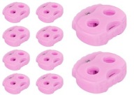 LINE STOPPER KONCOVÁ SVORKA RUŽOVÁ 3mm - 10 ks