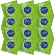 EXS GLOW kondómy 12ks, svietiace v tme, klasické vlhčené