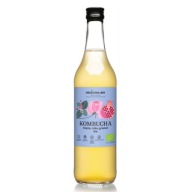 Kombucha s mätou, ružou a granátovým jablkom BIO 500ml