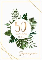 POZVÁNKA NA VÝROČIE SVADBY - Palm Wedding
